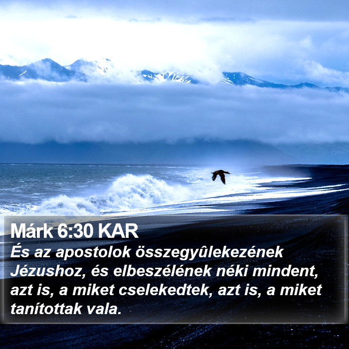 Márk 6:30 KAR Bible Study