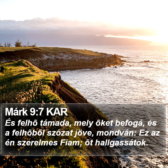 Márk 9:7 KAR Bible Study