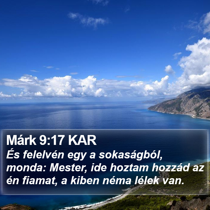 Márk 9:17 KAR Bible Study