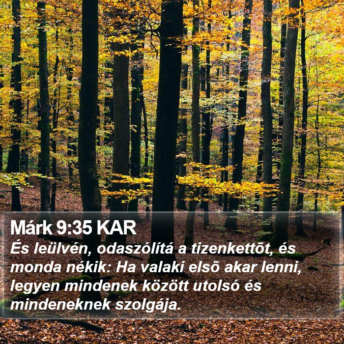 Márk 9:35 KAR Bible Study