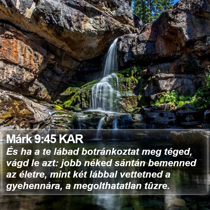 Márk 9:45 KAR Bible Study