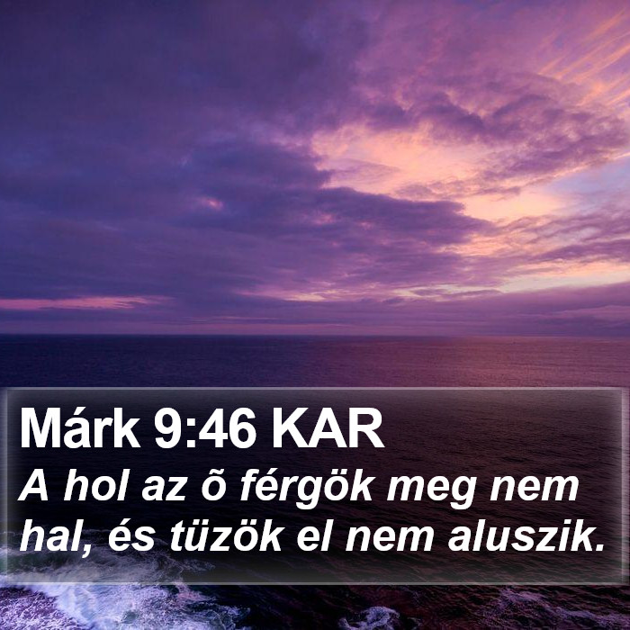 Márk 9:46 KAR Bible Study