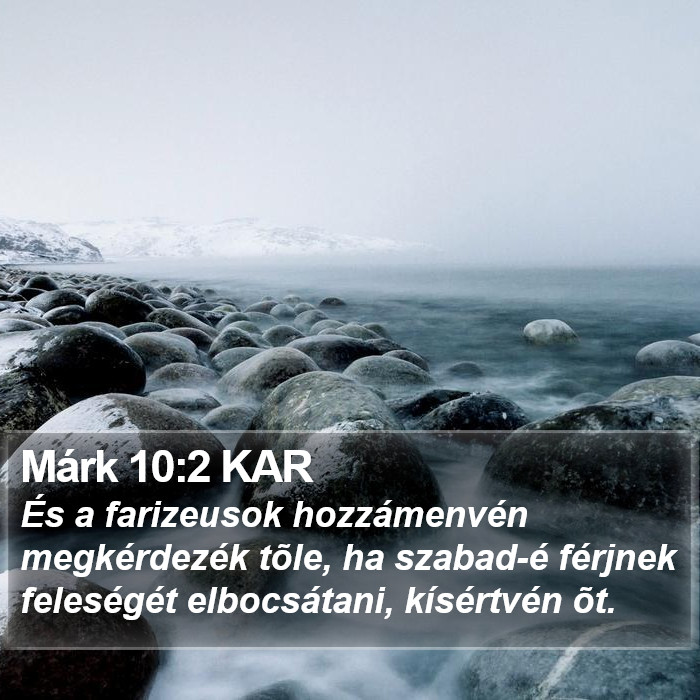 Márk 10:2 KAR Bible Study