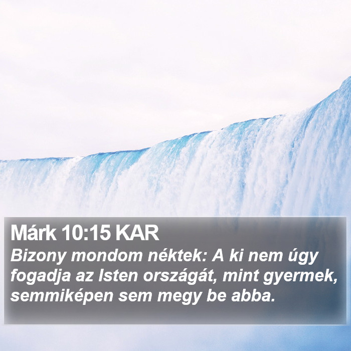 Márk 10:15 KAR Bible Study