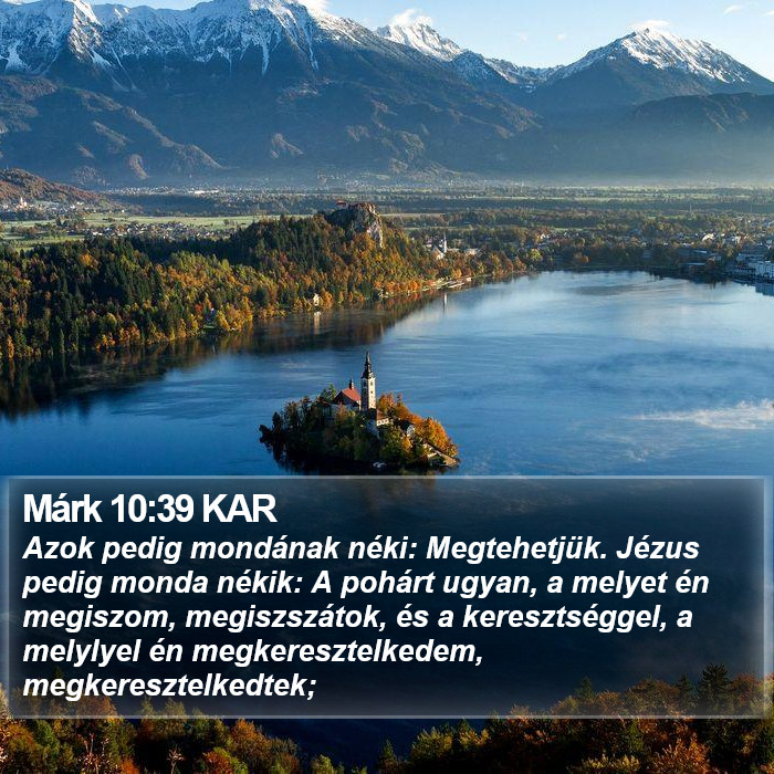 Márk 10:39 KAR Bible Study