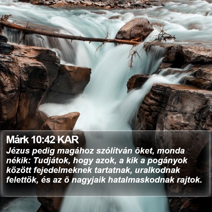Márk 10:42 KAR Bible Study