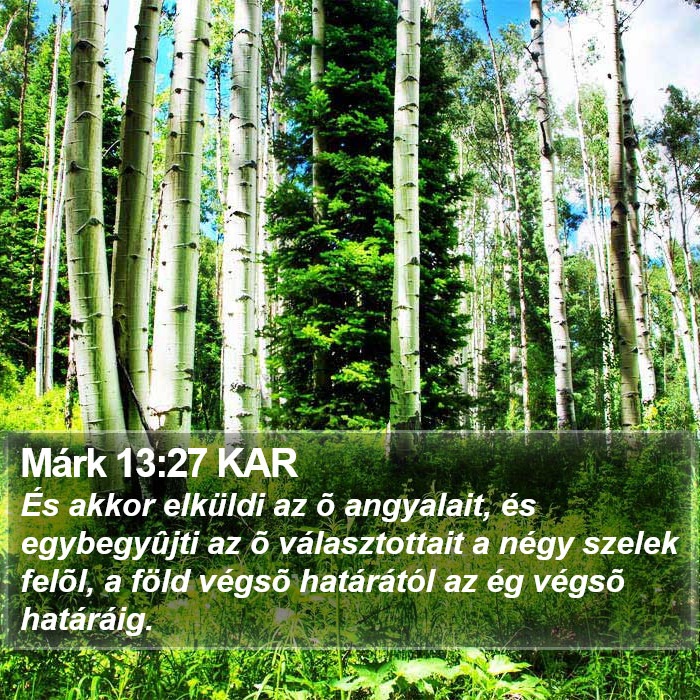 Márk 13:27 KAR Bible Study