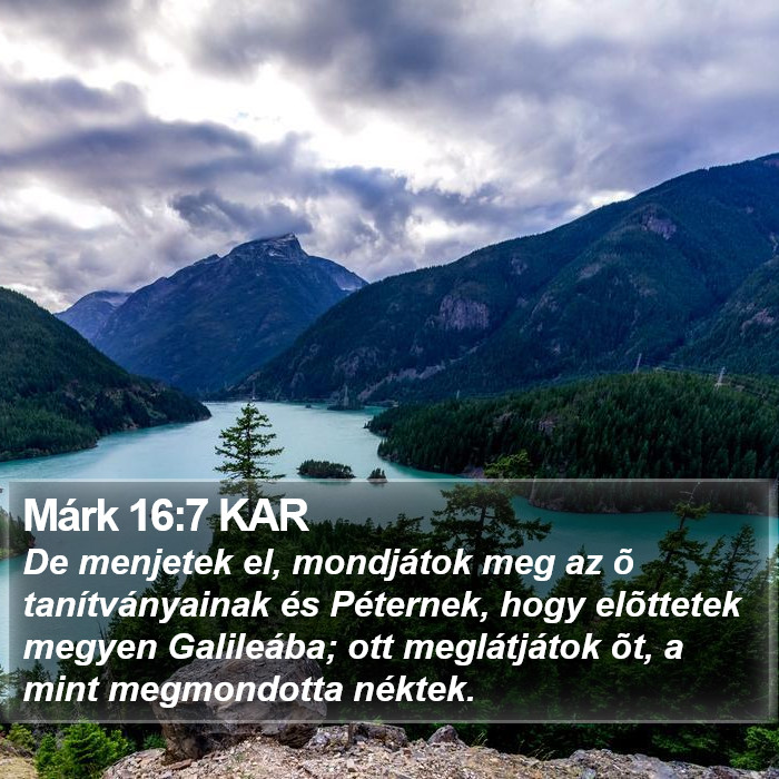 Márk 16:7 KAR Bible Study