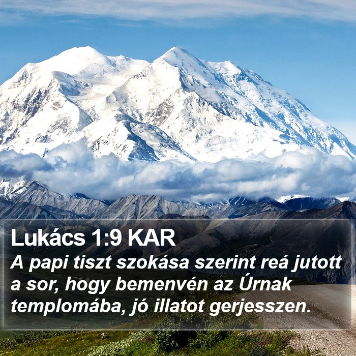 Lukács 1:9 KAR Bible Study