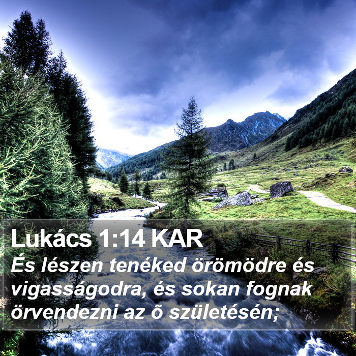 Lukács 1:14 KAR Bible Study