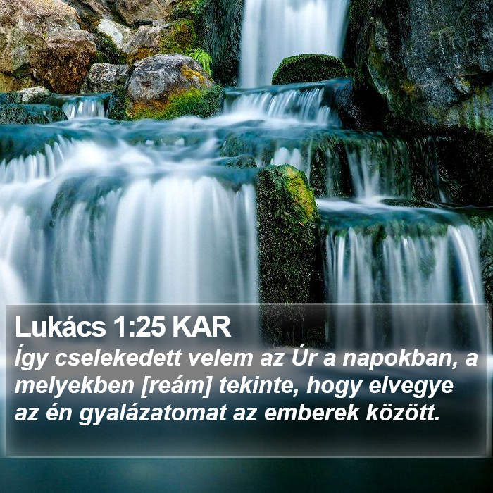 Lukács 1:25 KAR Bible Study