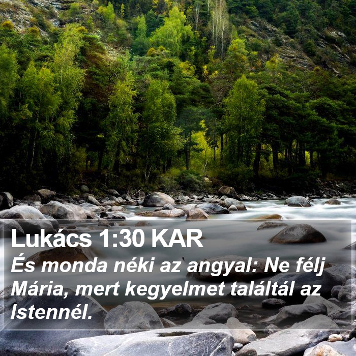 Lukács 1:30 KAR Bible Study