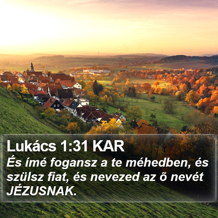 Lukács 1:31 KAR Bible Study