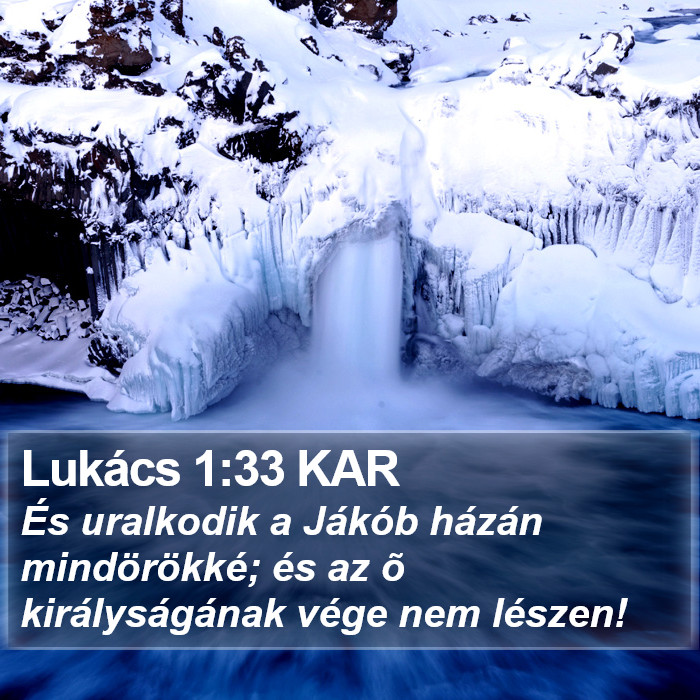 Lukács 1:33 KAR Bible Study