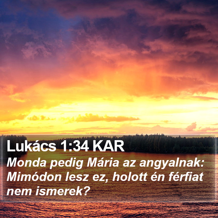 Lukács 1:34 KAR Bible Study