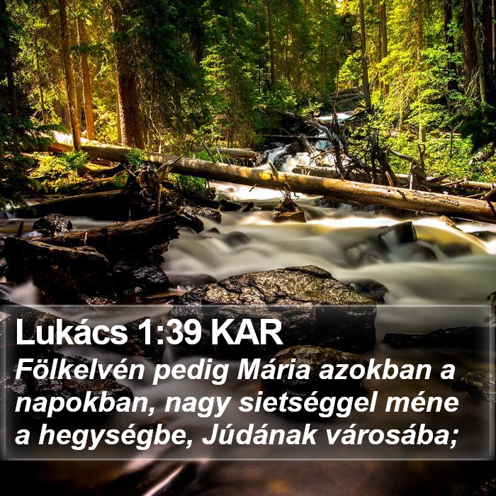 Lukács 1:39 KAR Bible Study