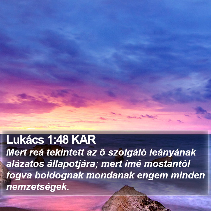 Lukács 1:48 KAR Bible Study