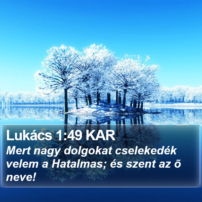 Lukács 1:49 KAR Bible Study