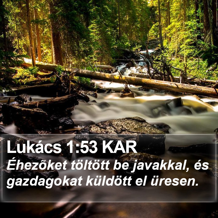 Lukács 1:53 KAR Bible Study