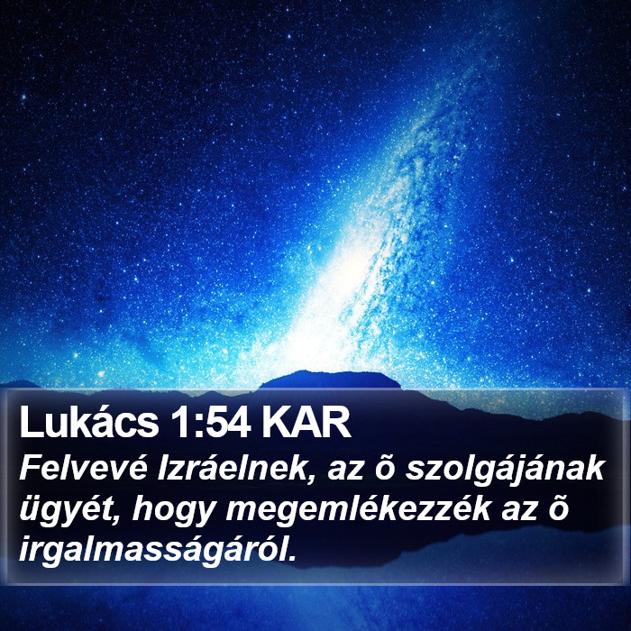 Lukács 1:54 KAR Bible Study