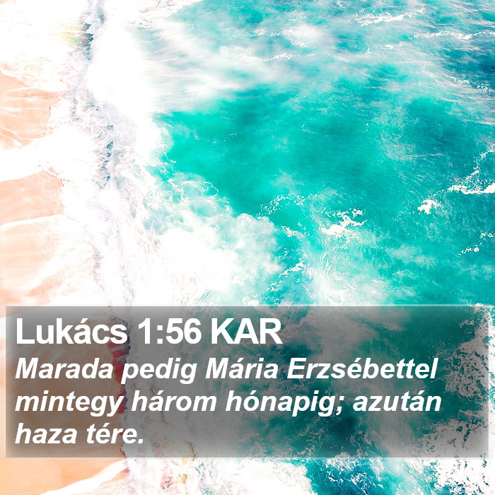 Lukács 1:56 KAR Bible Study