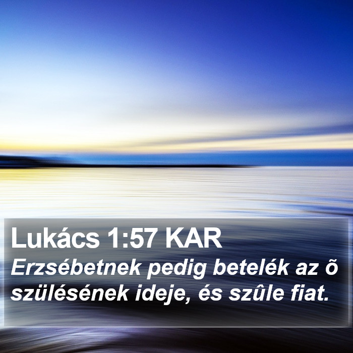 Lukács 1:57 KAR Bible Study