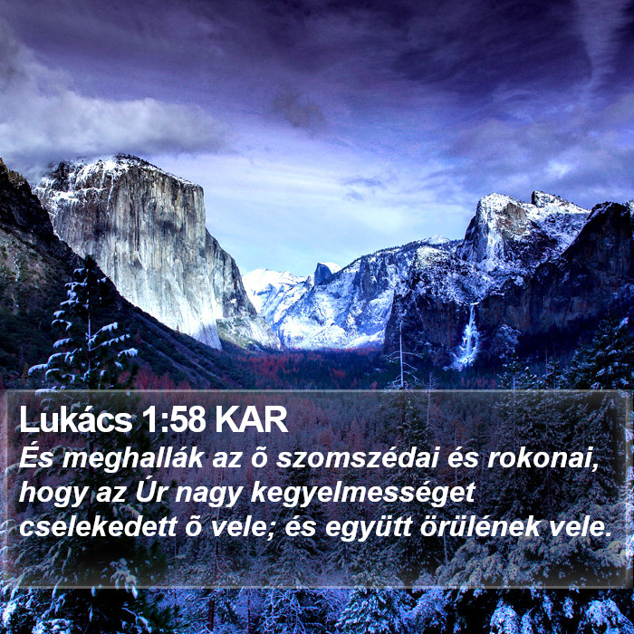 Lukács 1:58 KAR Bible Study