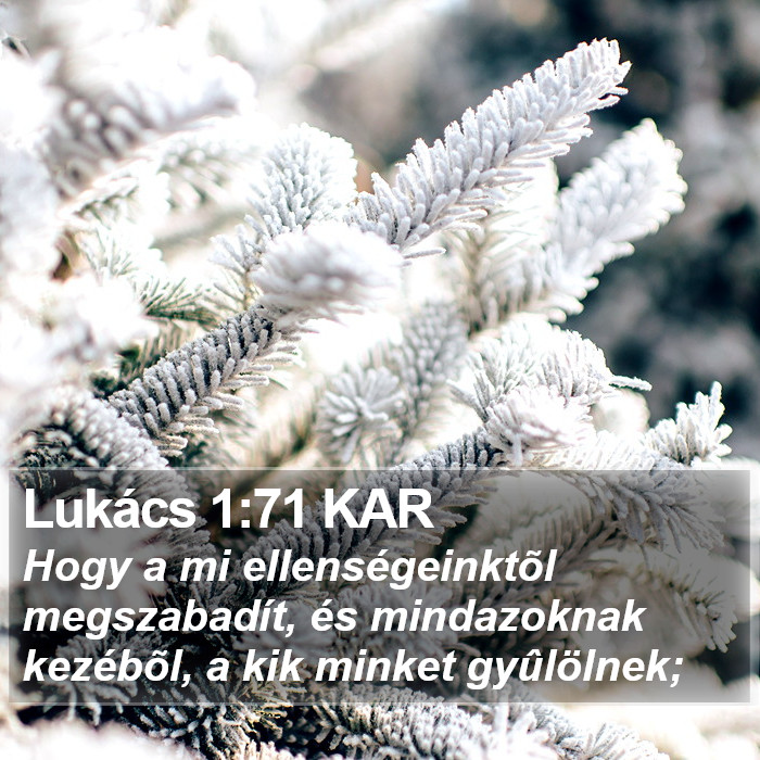 Lukács 1:71 KAR Bible Study