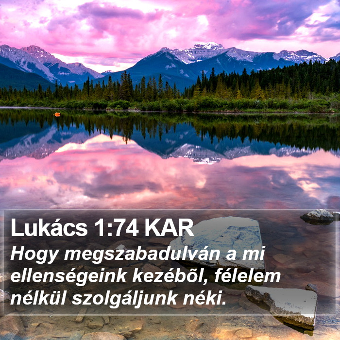 Lukács 1:74 KAR Bible Study