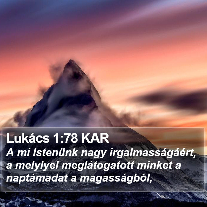 Lukács 1:78 KAR Bible Study