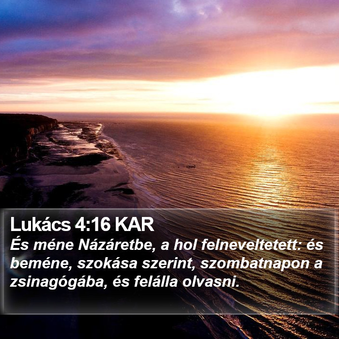 Lukács 4:16 KAR Bible Study