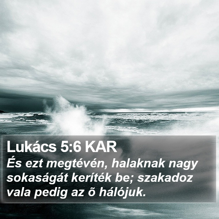 Lukács 5:6 KAR Bible Study