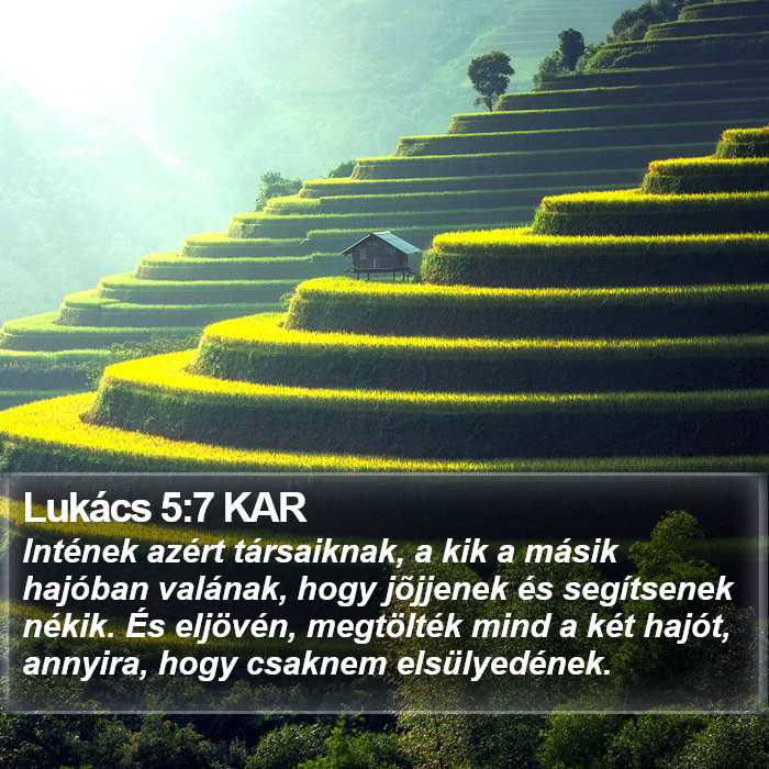 Lukács 5:7 KAR Bible Study