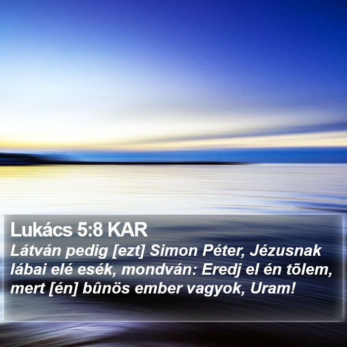 Lukács 5:8 KAR Bible Study