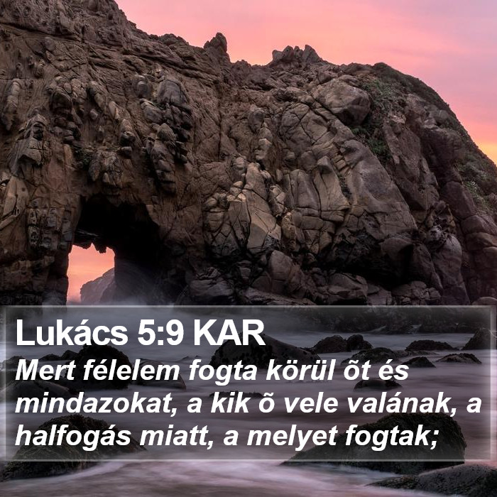 Lukács 5:9 KAR Bible Study