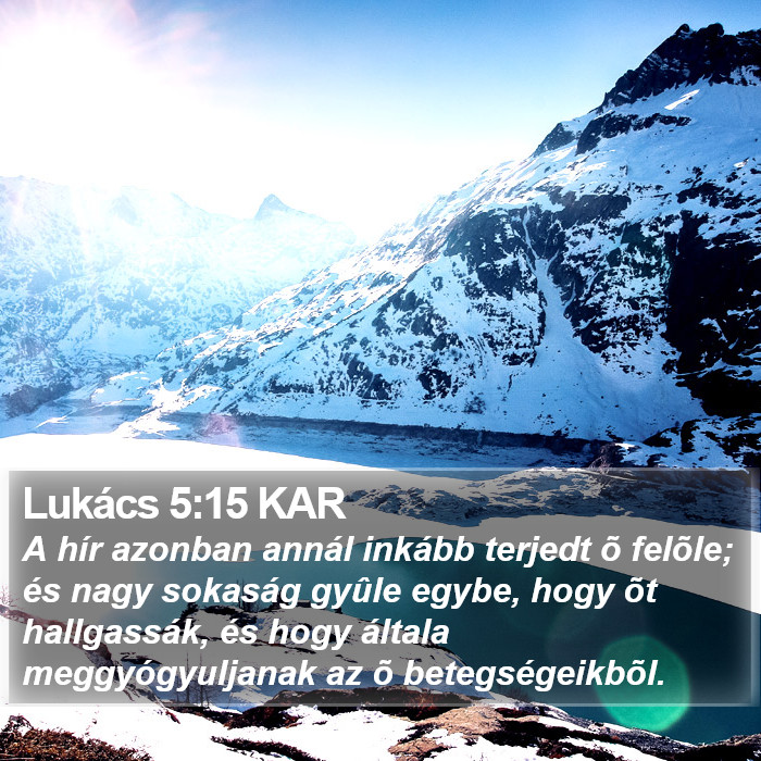 Lukács 5:15 KAR Bible Study