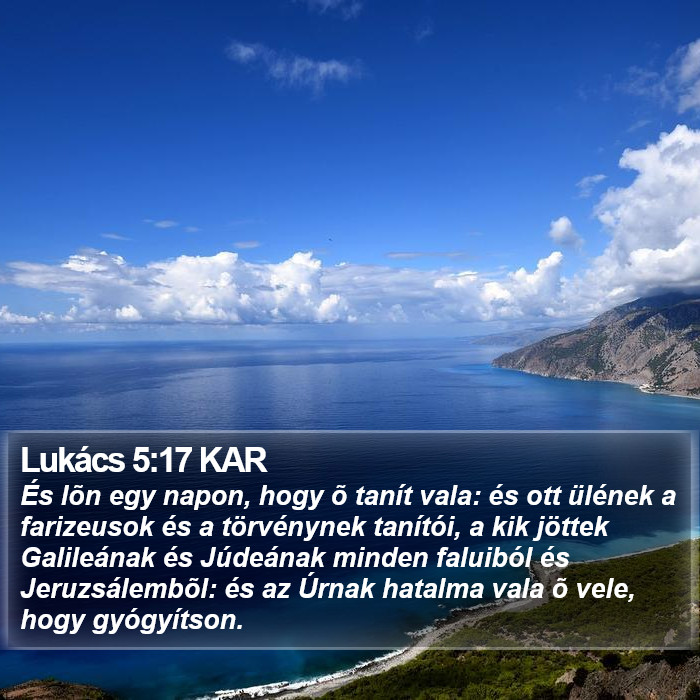 Lukács 5:17 KAR Bible Study