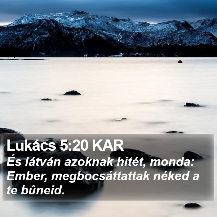 Lukács 5:20 KAR Bible Study