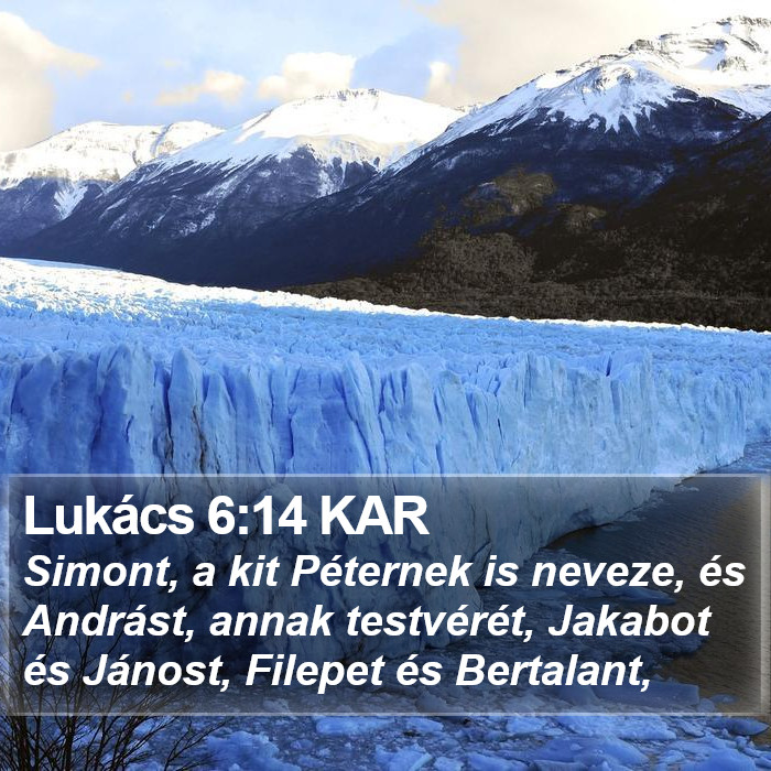 Lukács 6:14 KAR Bible Study