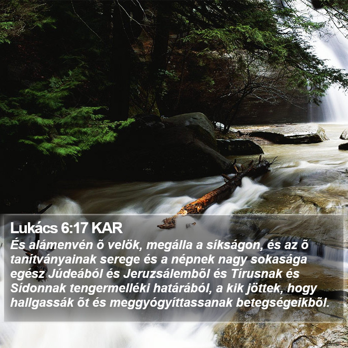 Lukács 6:17 KAR Bible Study