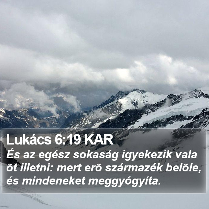 Lukács 6:19 KAR Bible Study