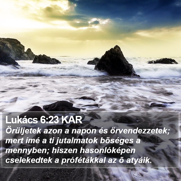 Lukács 6:23 KAR Bible Study