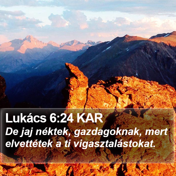 Lukács 6:24 KAR Bible Study