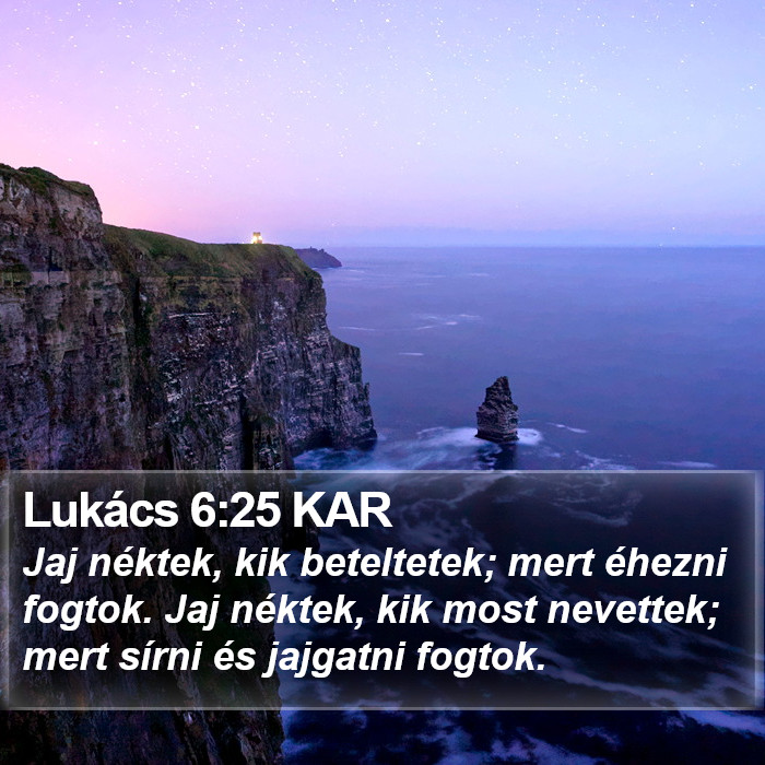 Lukács 6:25 KAR Bible Study