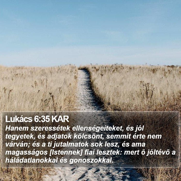 Lukács 6:35 KAR Bible Study