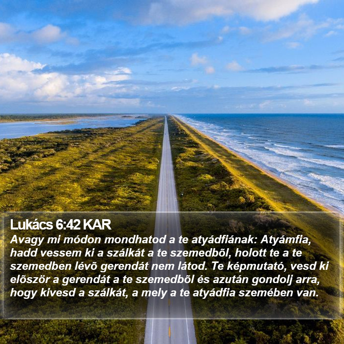 Lukács 6:42 KAR Bible Study