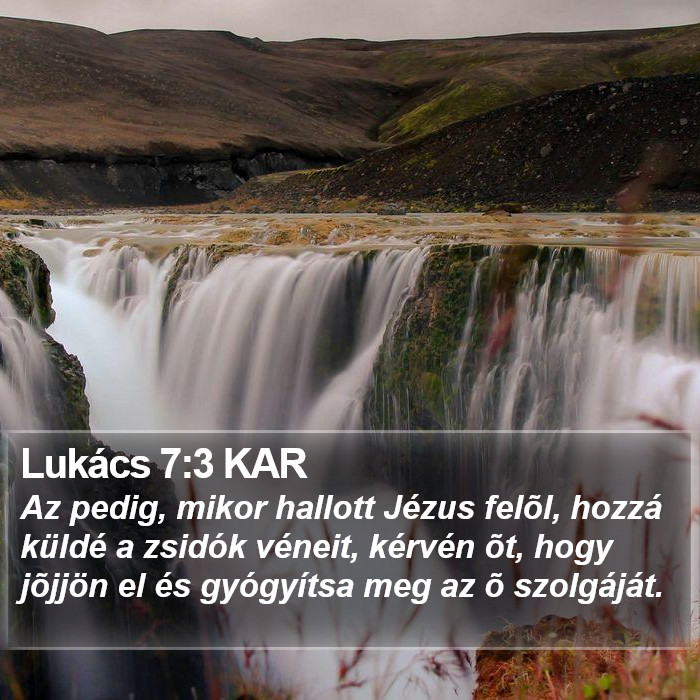 Lukács 7:3 KAR Bible Study