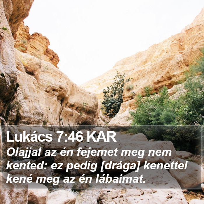 Lukács 7:46 KAR Bible Study