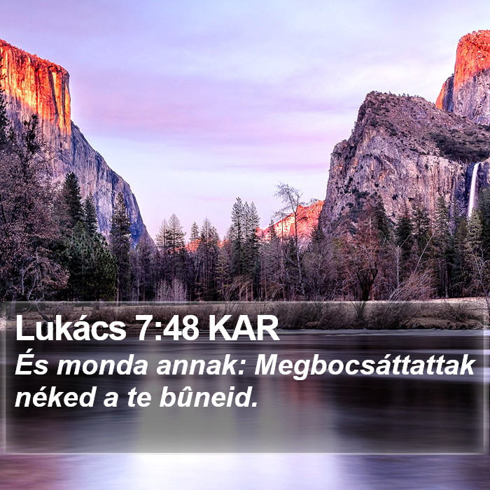 Lukács 7:48 KAR Bible Study