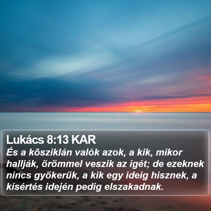 Lukács 8:13 KAR Bible Study